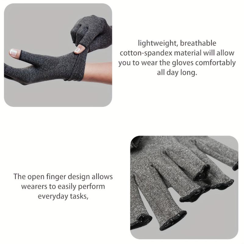 Non-slip Compression Gloves For Typing And Everyday Tasks - Lightweight And Comfortable Gloves That Help Improve Circulation