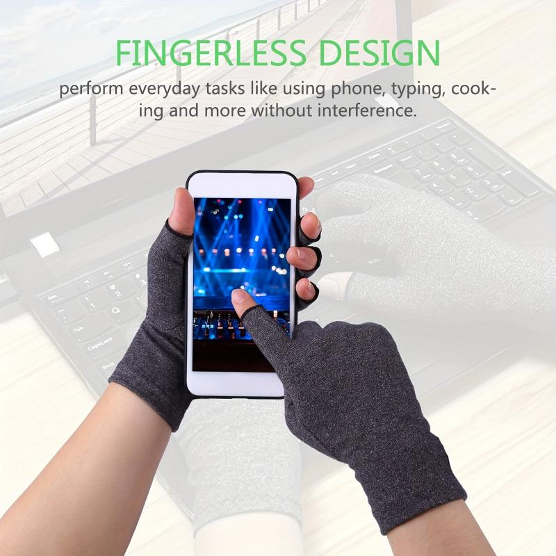 Non-slip Compression Gloves For Typing And Everyday Tasks - Lightweight And Comfortable Gloves That Help Improve Circulation