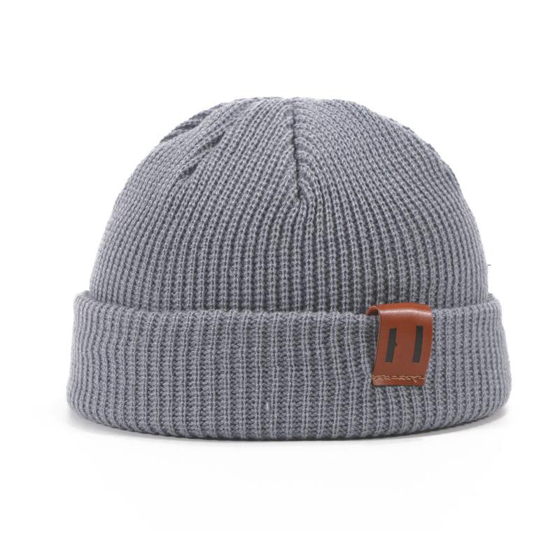 1 Pc Fashion Winter Knitted Beanie Hats for Men and Women Unisex Beanie Hat Hip Hop Cuffed Short Hat Warm Ribbed Bucket Hat, Multiple Colors to Choose