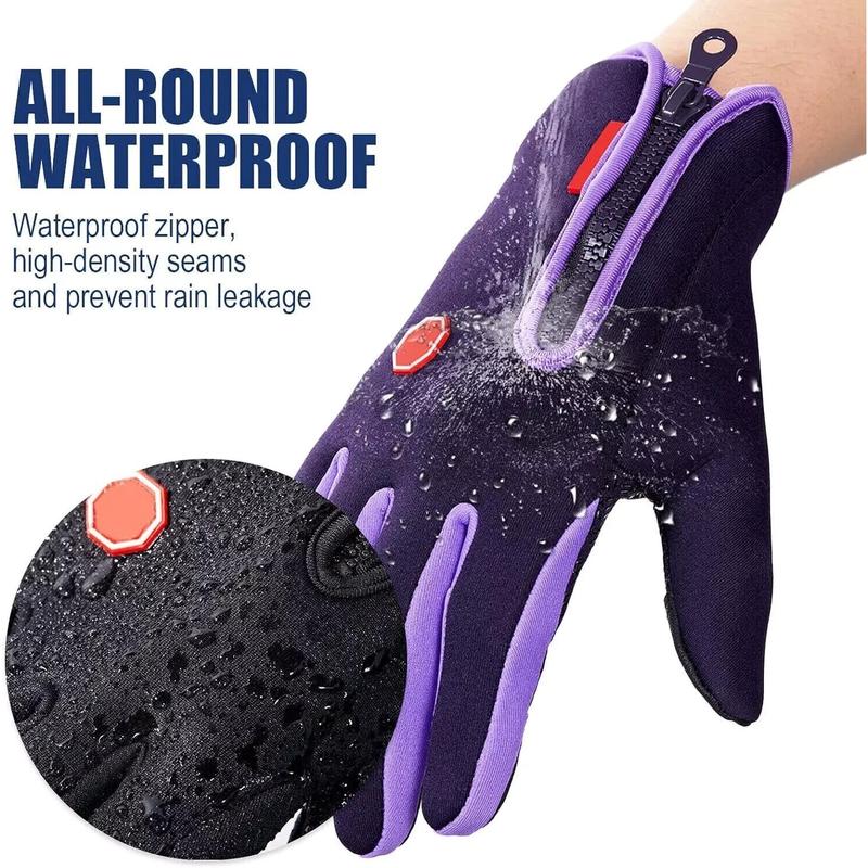 Winter Gloves Thermal Windproof Waterproof Touch Screen Warm Mittens Men Women Does not apply