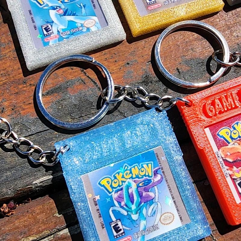 Custom Retro Game Keychains - Personalized Holographic Classic Video Games