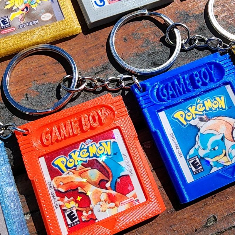 Custom Retro Game Keychains - Personalized Holographic Classic Video Games