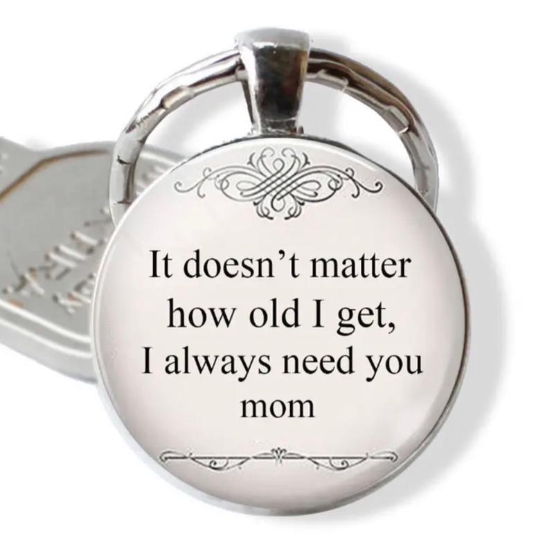 I Need You Mom Keychain Charm