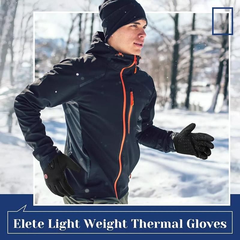 Winter Gloves Thermal Windproof Waterproof Touch Screen Warm Mittens Men Women Does not apply