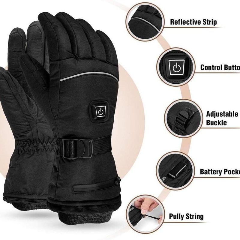 Electric Heated Gloves, Winter Warm Gloves, Professional Outdoor Sports Gloves, Hand Warmer Gloves for Men & Women, Gloves for Winter