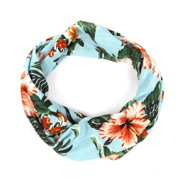 Elastic Tropical Print Headband