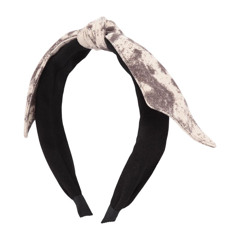 Women's Bow Tie Dye Accent Fashion Headband for Hair Accessory