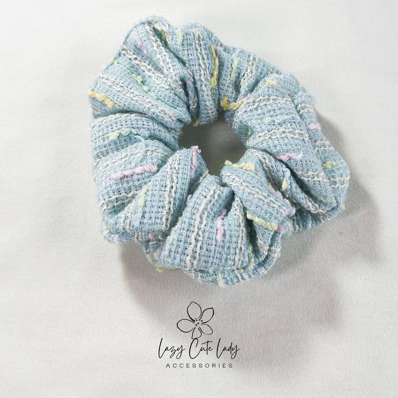 Sweet Candy Delight Fabric Hair Scrunchie