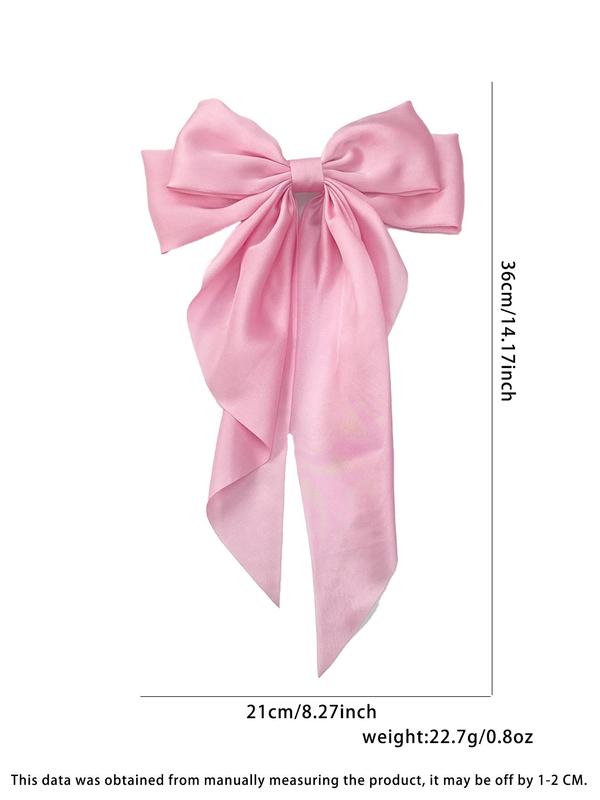 Women's Cute Big Bowknot Ribbon Design Hair Clip, Trendy Hair Clip, Fashionable Hair Accessories for Women & Girls for Daily & Party Hairstyle Decoration