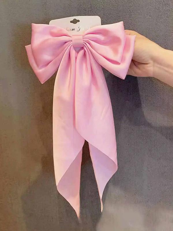 Women's Cute Big Bowknot Ribbon Design Hair Clip, Trendy Hair Clip, Fashionable Hair Accessories for Women & Girls for Daily & Party Hairstyle Decoration