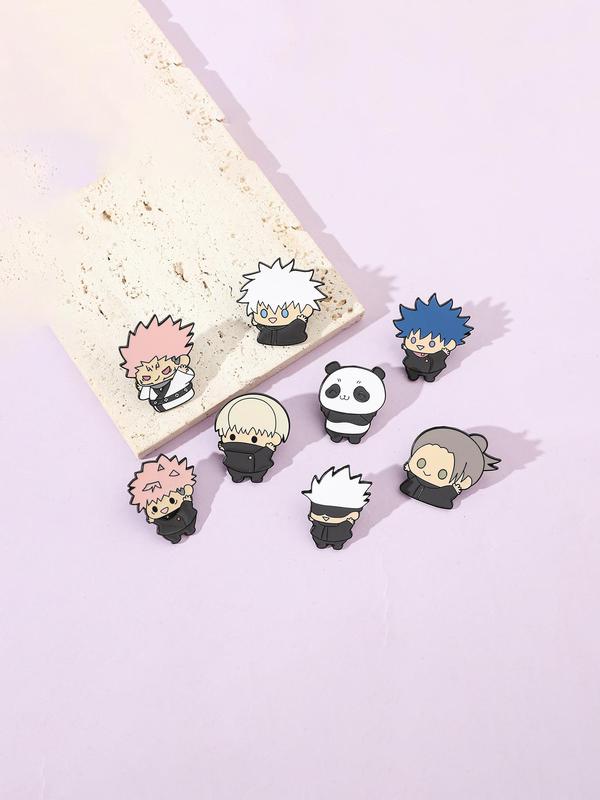 Anime Cartoon Animation Cute Characters Brooch, Fashion Alloy Pin Accessories for Women & Men