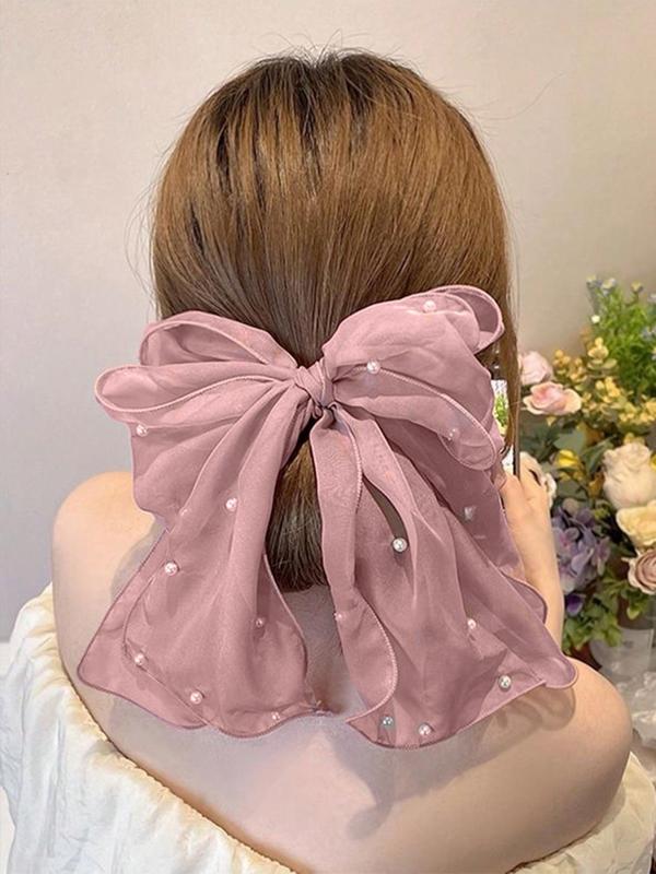 Women's Elegant Bowknot Design Hair Clip, Cute Trendy Hair Clip for Women and Girls, Fashion Hair Accessories for Daily & Party Decoration