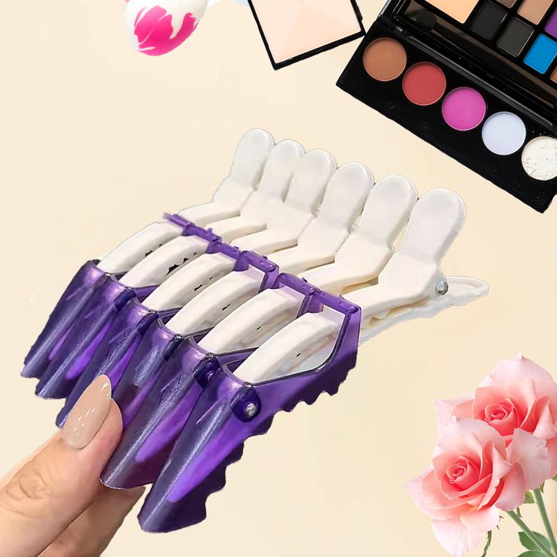 1 Count Solid Color Alligator Hair Clips Hot Dye Clip Hairdressing Hair Pins Multi Prupose Wig Clip Non Slip Hairpin Heatless Styling Tool For Women