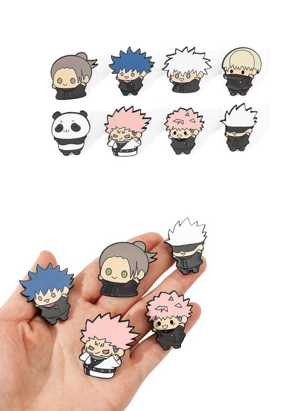 Anime Cartoon Animation Cute Characters Brooch, Fashion Alloy Pin Accessories for Women & Men