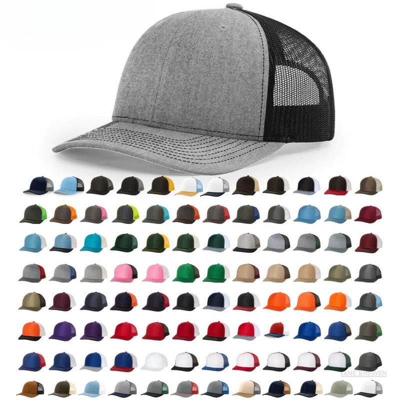 Trucker Hat OSFM Blank Mesh Back 100+ Colors