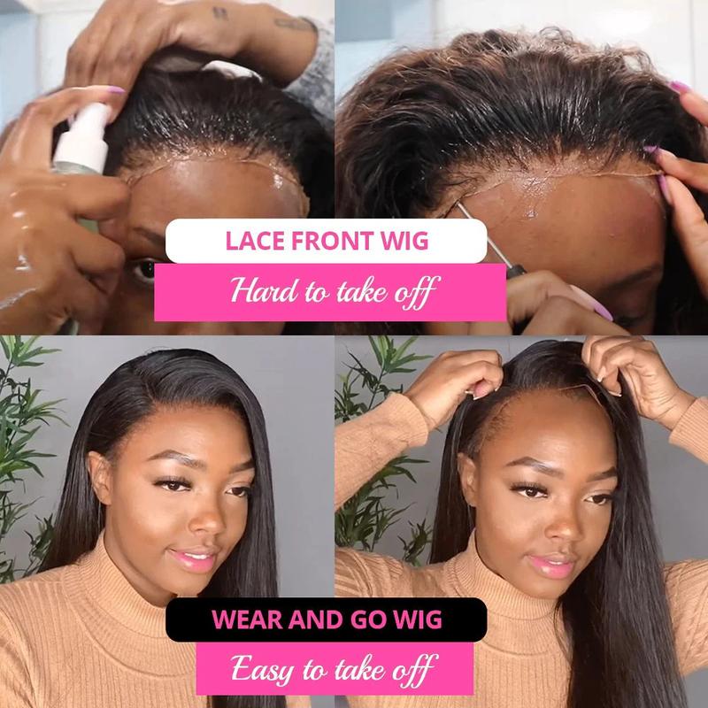 Ready to Wear and Go Glueless Wig Straight for Women Pre Plucked Brazilian 5x5 6x4 Transparent Lace Closure Human Hair Wigs Pre Cut 30 Inch Bling Hair On Sale 180%