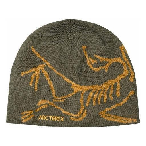 New Arcteryx Bird Head Black Toque Beanie Orca black Merino wool hat for winter casual Occasion