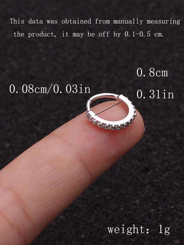 Unisex Elegant Nose Ring, Exquisite Trendy Nose Ring, Fashionable Body Jewelry for Women & Men for Daily & Party Decoration