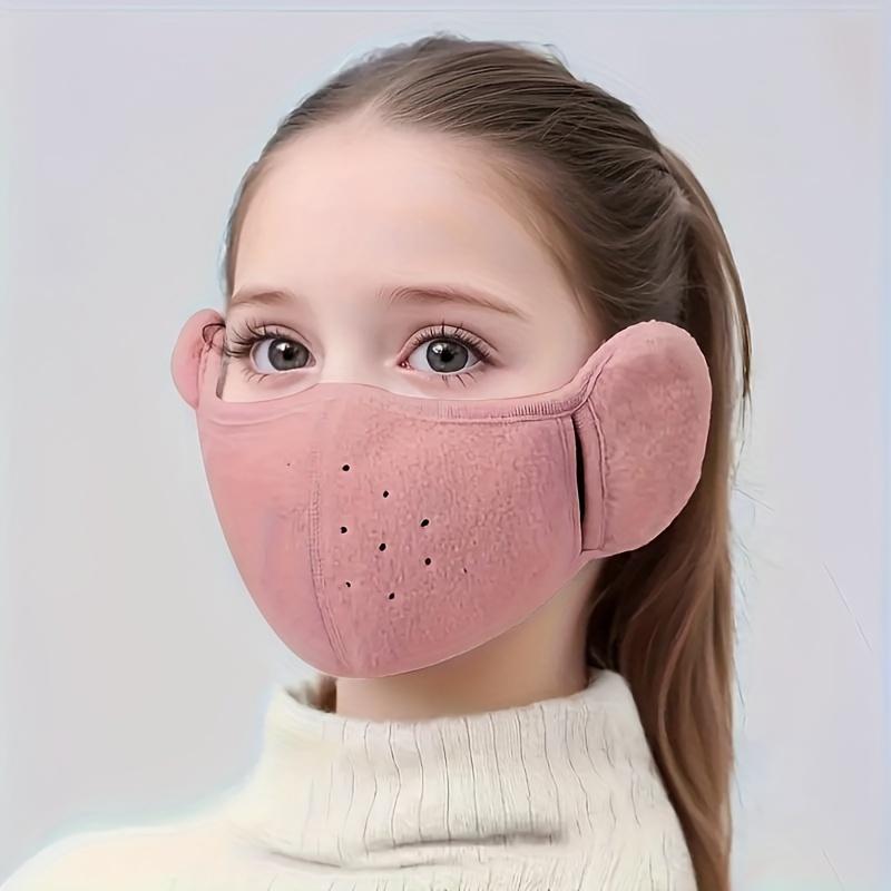 Bohemian Style Thickened Warm Face Mask with Ear Protection-Breathable, Reusable, Windproof, Suitable for Autumn and Winter Riding