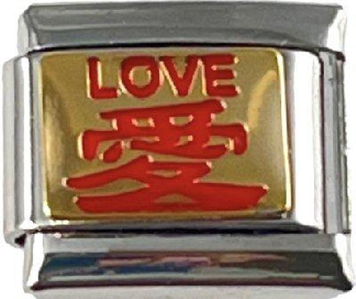 Italian Charm Link Chinese Love 9mm