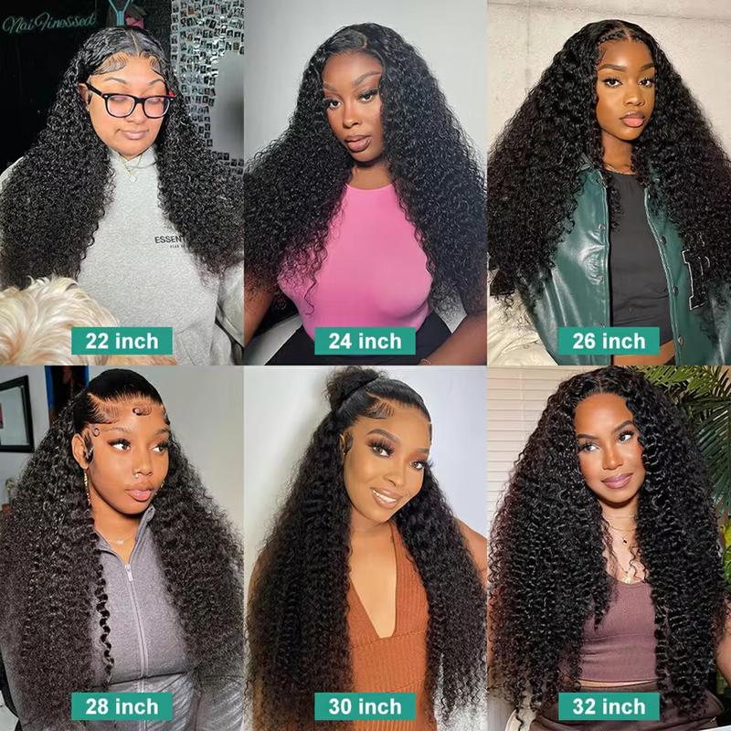 Bling Hair Brazilian 30 Inches Deep Wave 13x4 13x6 Transparent Front Human Hair Wigs 13x4 Curly Water Wave Lace Frontal Wigs For Woman