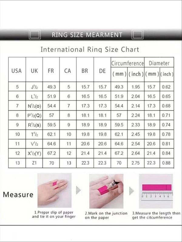 Women's Elegant Rhinestone Decorated Promise Ring Perfect for Gift, Romantic Fashion Sparkly Luxury Accessories for Wedding Party, Daily Clothing Decor for Girl