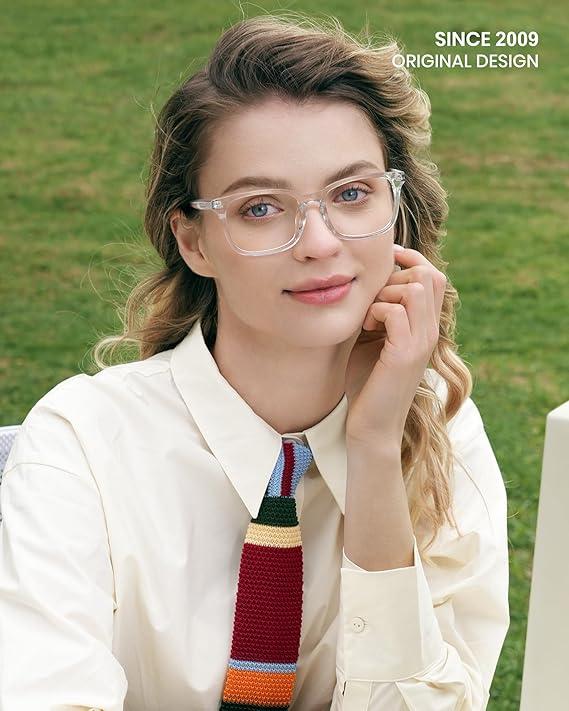 2024 fashion Glasses，Computer  Gaming ， Fashion Retro Frame, FashionAccessories,Lightweight glasses for Office Work Daily Wear Social  Gathering