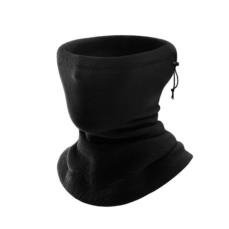 Winter Warm Neck Warmer, Multifunctional Ski Mask, Cold-proof Drawstring Scarf for Men & Women