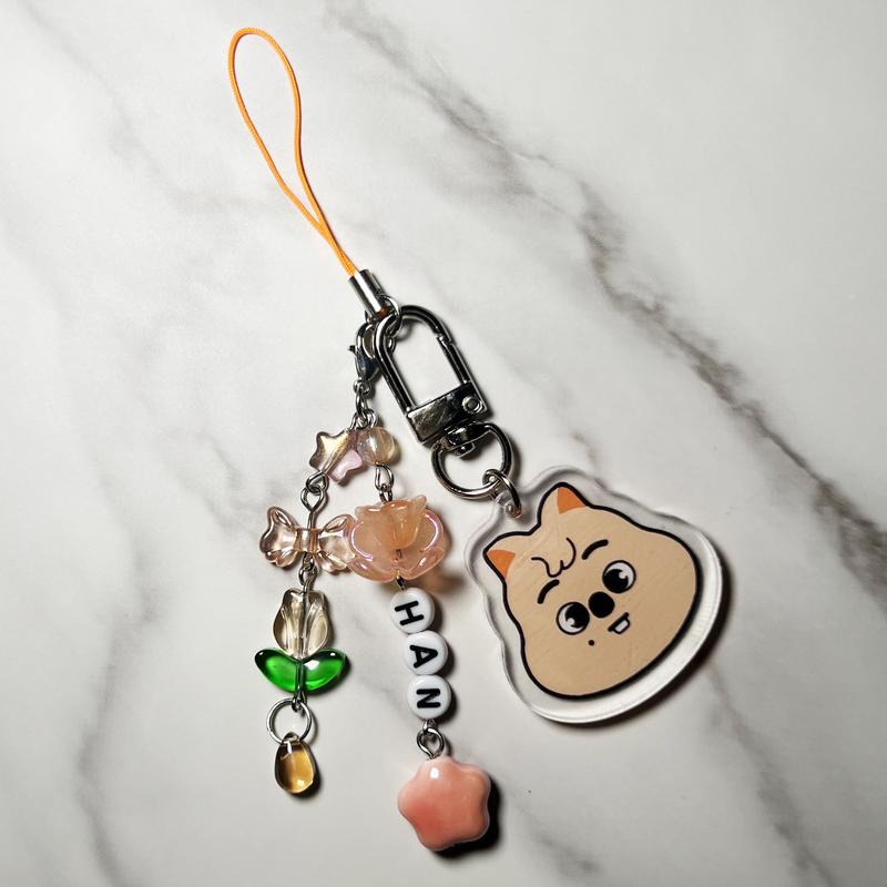 STAY SKZ Acrylic Beaded Bias Keychain Phone Charm