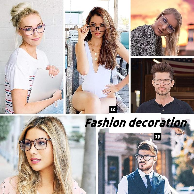 2024 Blue Light Gaming Glasses -- Lightweight Eyeglasses For Men Women --  Fashion Glasses For Daily Use