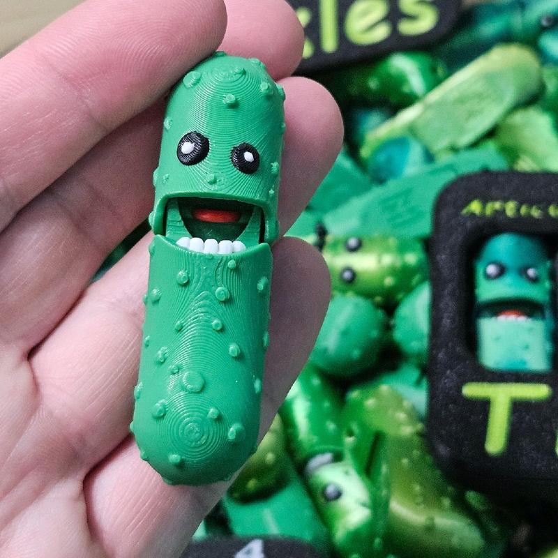 3D Printed Tickle Pickle Pack Keychains