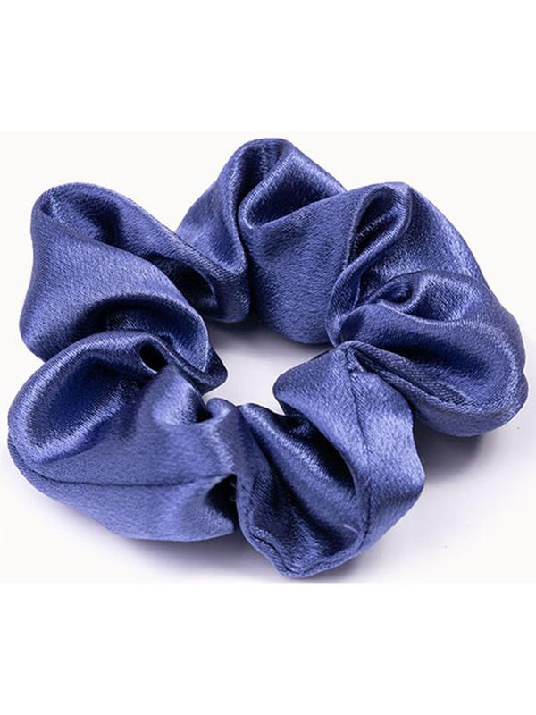 Solid Color Scrunchies, High Stretch Hair Tie, Casual Simple Hair Accessories for Women & Girls, Minimalist Headwear Suitable for Thick Hair