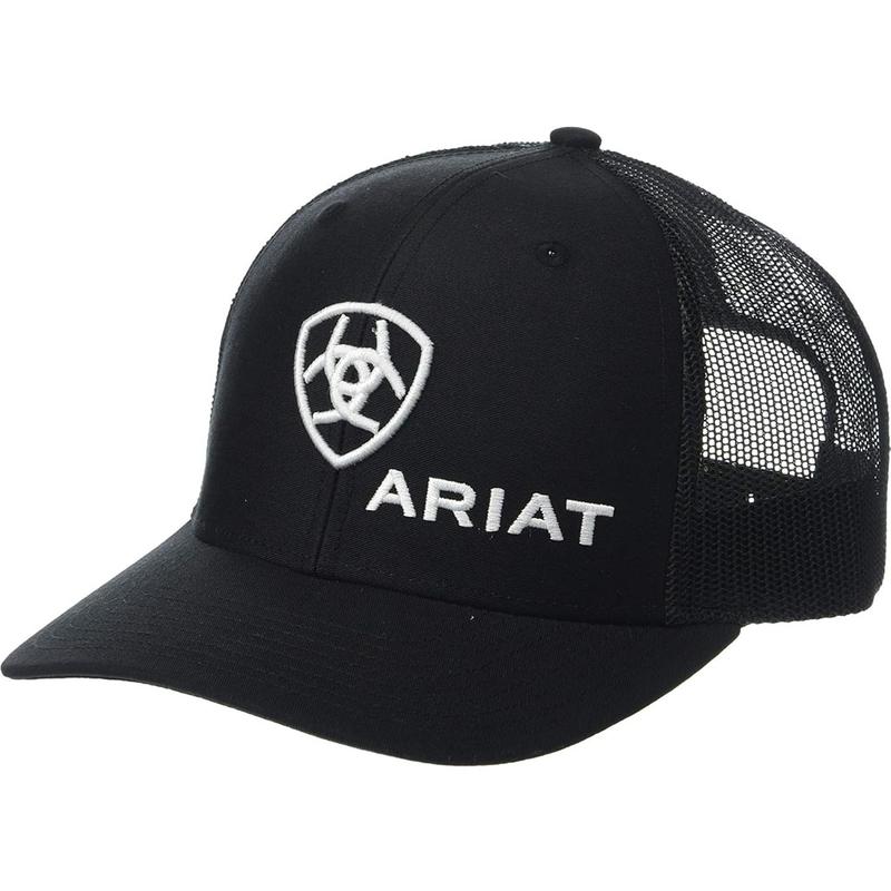 Stylish Black A.R.I.A.T Baseball Cap Collection, Men's Flexfit 110 Mesh Cap: Stay Cool, Look Sharp