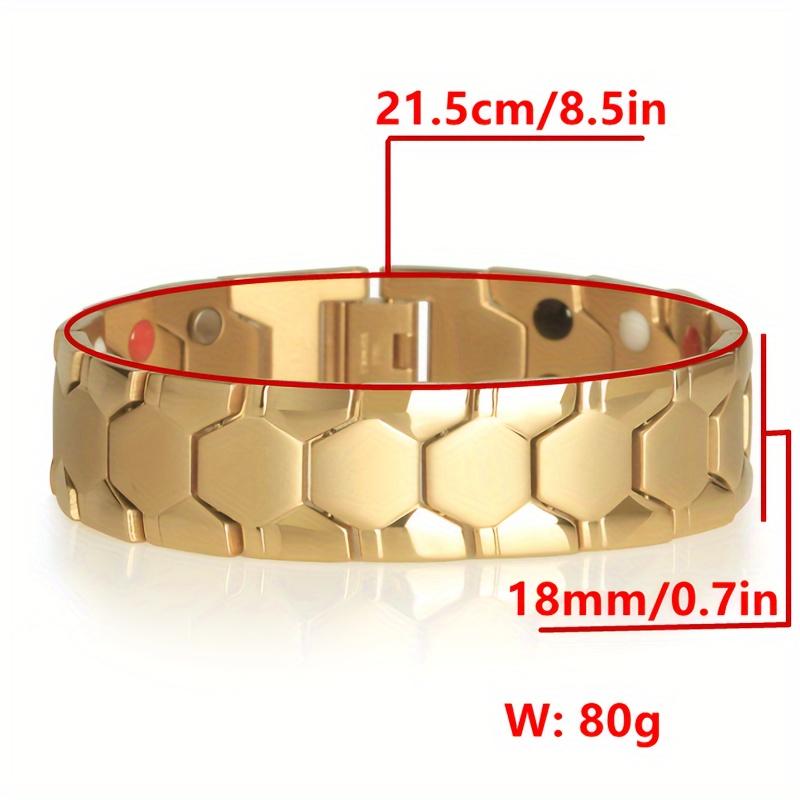 Cool Domineering And Fashionable Titanium Steel Bracelet, Spherical Magnet Bracelet, Gift For Family And Friend