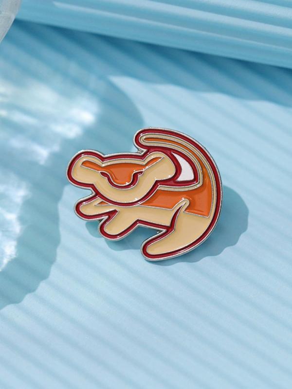 Cartoon Animal Design Brooch, Cute Alloy Badge for Daily Clothing Decor, Trendy All-match & Exquisite Brooch for Birthday Gift