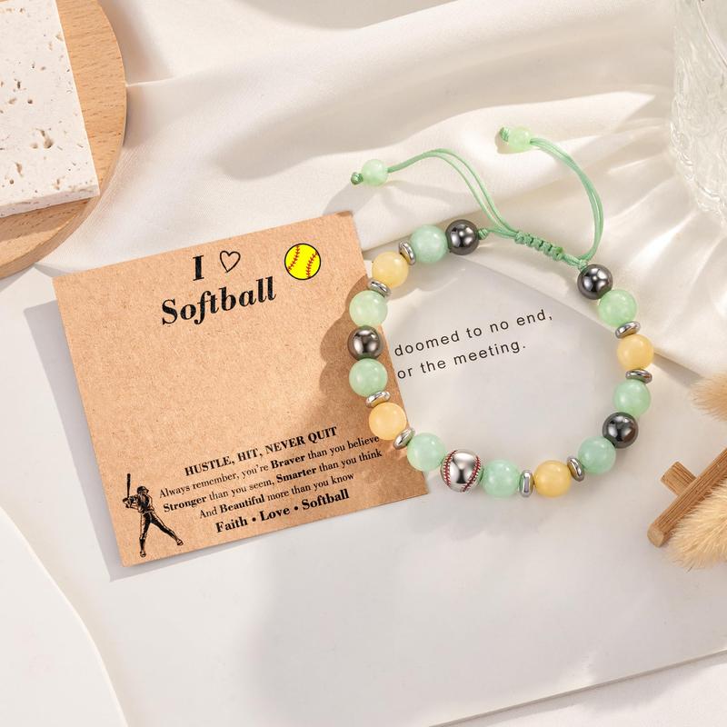 Softball Bracelet Gifts for Teens Girls Graduation Christmas Birthday Gift