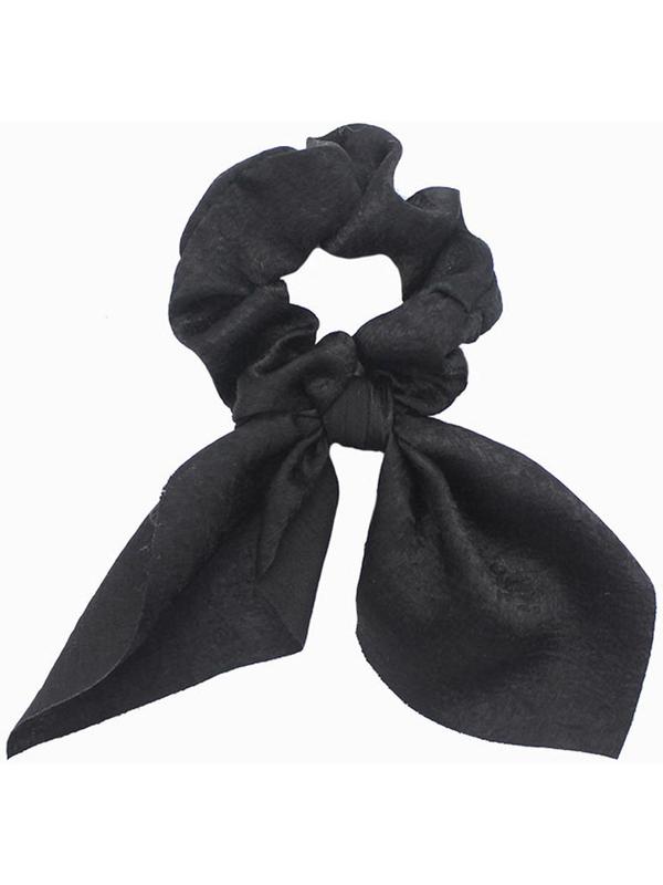 Solid Color Scrunchies, High Stretch Hair Tie, Casual Simple Hair Accessories for Women & Girls, Minimalist Headwear Suitable for Thick Hair