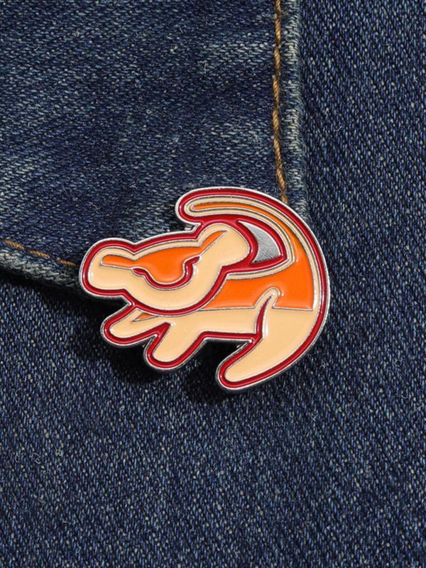 Cartoon Animal Design Brooch, Cute Alloy Badge for Daily Clothing Decor, Trendy All-match & Exquisite Brooch for Birthday Gift