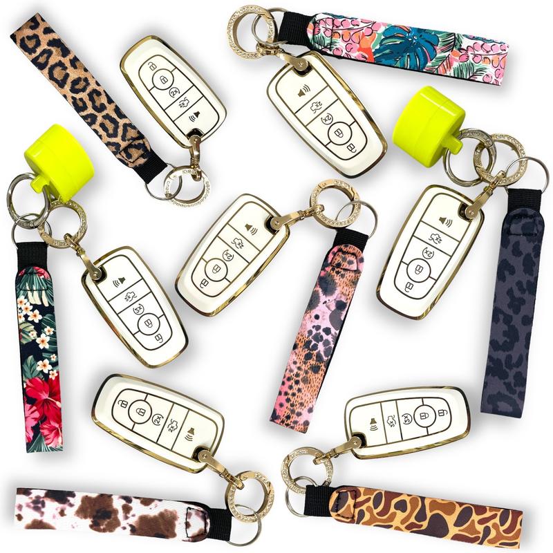 Neoprene Wristlet Keychain