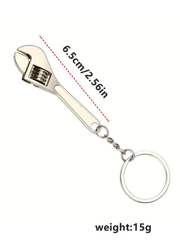 Portable Mini Wrench Design Keychain, Adjustable Universal Tool Design Keychain, Creative Cute Keychain for Car, Bike, and Motorcycle Repair