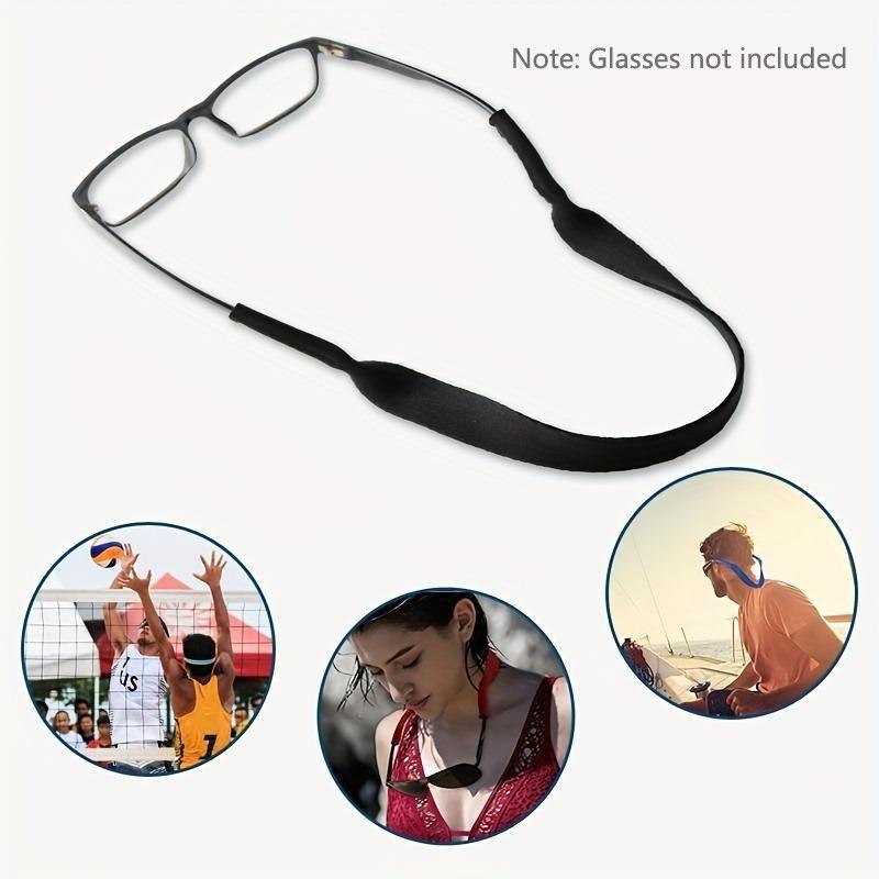 Anti-slip Sports Glasses Strap Holder, Adjustable Stretchy Sports Sunglasses Lanyard, Portable Glasses Retainer for Sports Lovers