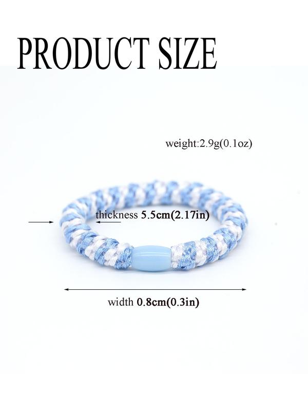 Women's Minimalist Solid Color Hair Tie, Casual Simple Style Hair Tie, Hair Accessories for Daily Use for Women & Girls