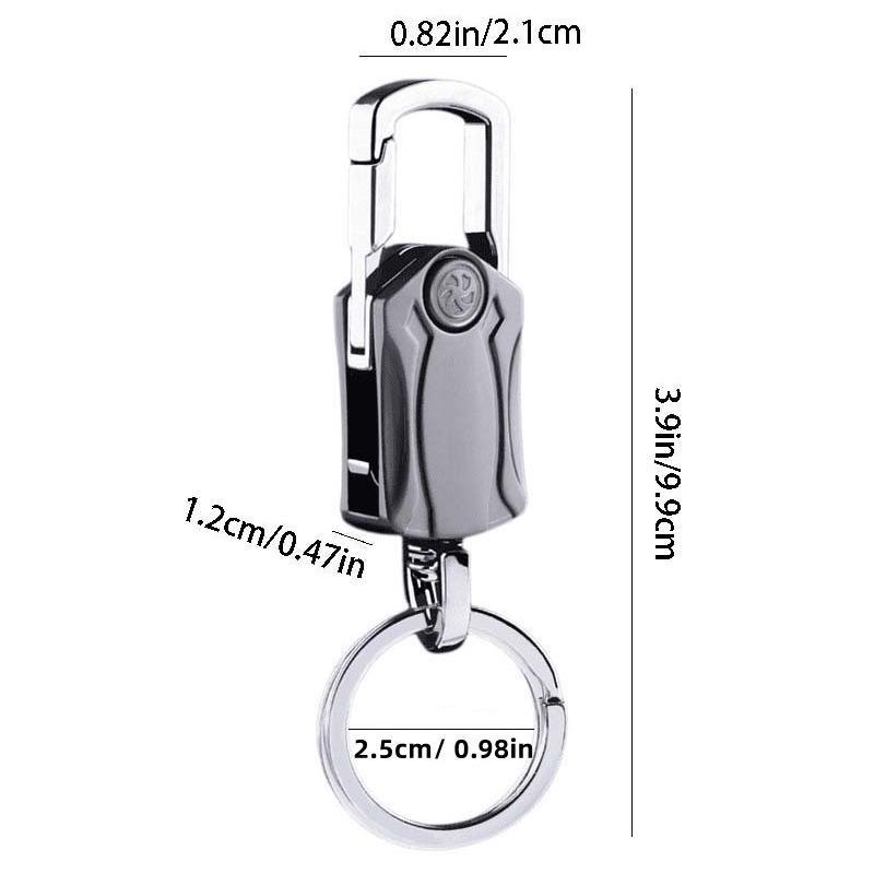 4 In 1 Car Key Chain, Portable Car Keychain, Multifunctional Car Key Ring Bottle Opener for Men & Women