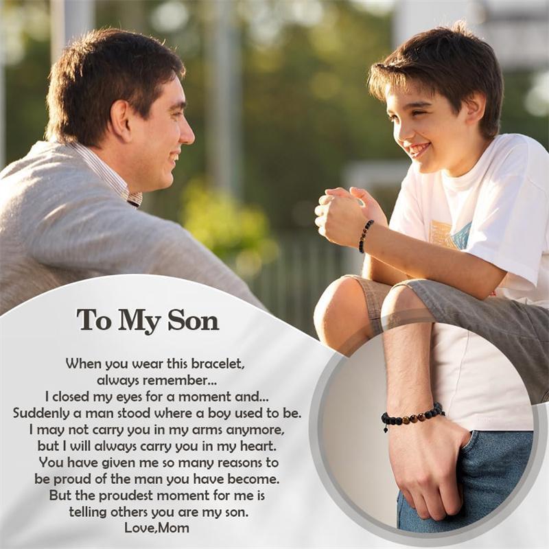 Son Gifts from Mom, Son Gifts, Gifts for Son from Mom, To My Son Bracelet, Gift for Son, Son Bracelet，To My Son Bracelet from Mom, Son Bracelet from Mom, Gifts for Son