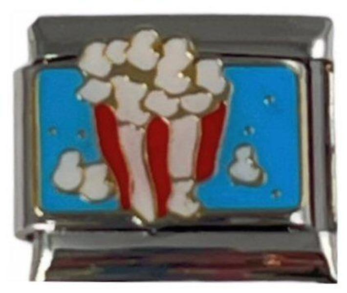 Italian Charm Link 9mm Popcorn Charm