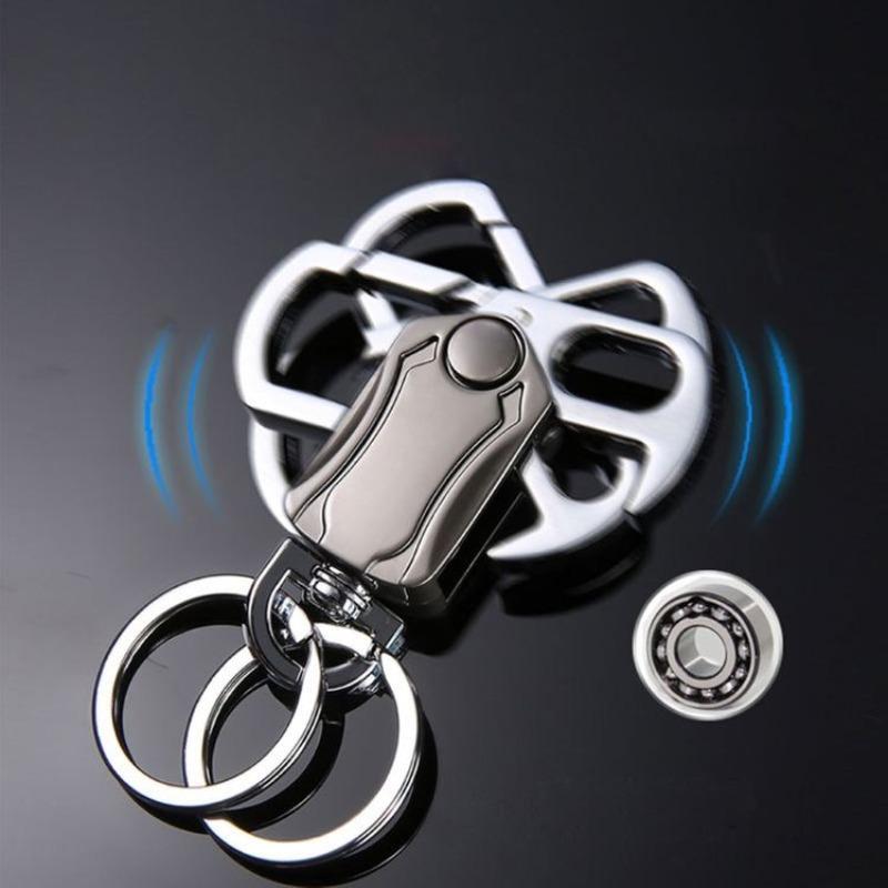 4 In 1 Car Key Chain, Portable Car Keychain, Multifunctional Car Key Ring Bottle Opener for Men & Women