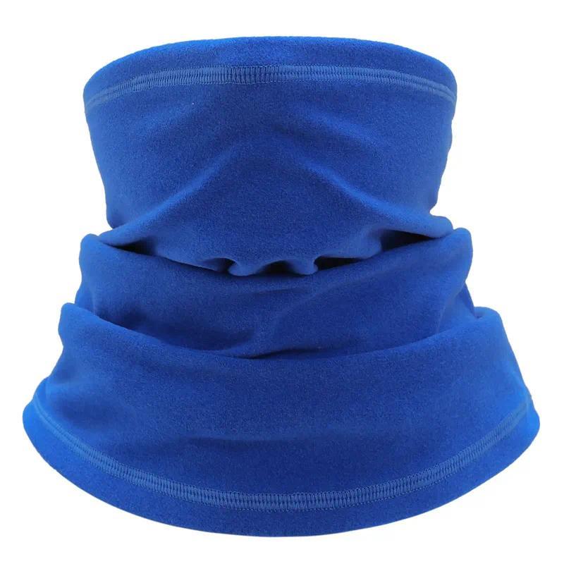 4pcs Bufanda polar cálida, calentador de media cara y cuello, pasamontañas de esquí resistente al viento, bufanda para ciclismo y senderismo