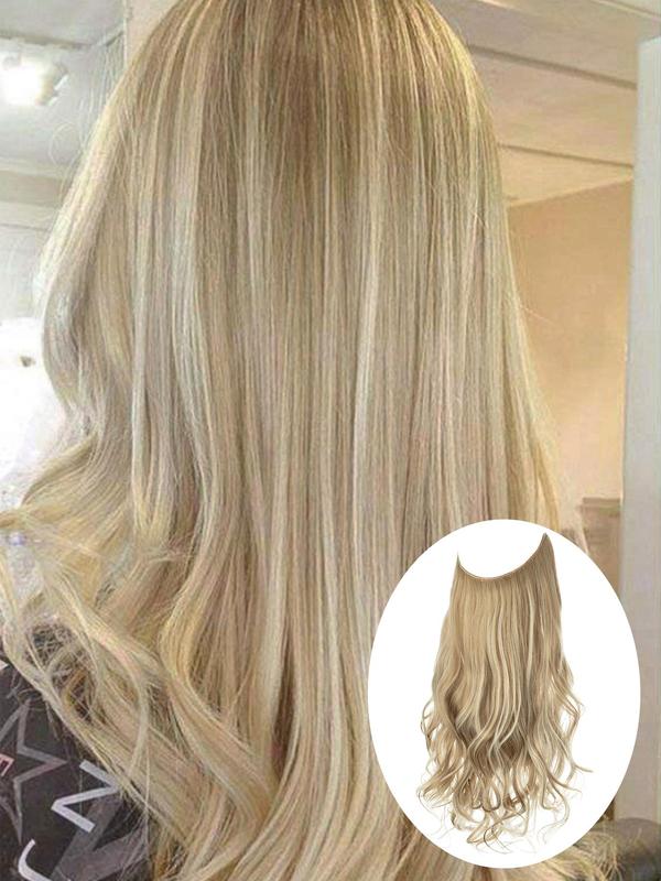 14 16 18 22 Inch Long Body Wavy Clip-in Hair Extension, Natural Fluffy Synthetic Hairpiece for Women, Synthetic Hairpiece for Daily Use