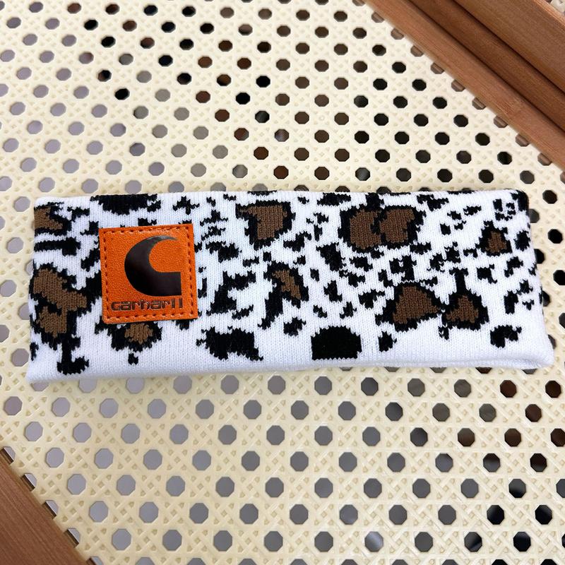 Fashionable Cow Print Workout Headband – Comfortable, Stretchable Sweatband for Men & Women, Ideal for Yoga, Running, Gym, and Daily Fitness  Cow Leopard Print Headband