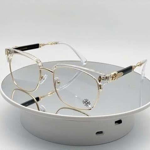 Blue Light Blocking Chrome Hearts Eyeglasses, full box and cloth - Anti-dust and Lightweight Glasses, Unisex Fashion Glasses for men and women